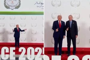 misirda gazze zirvesi basliyor erdogan trump ile aile fotografinda yan yana L9VqWnSR.jpg